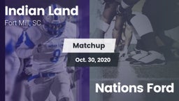 Matchup: Indian Land vs. Nations Ford 2020