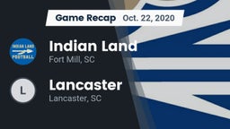 Recap: Indian Land  vs. Lancaster  2020
