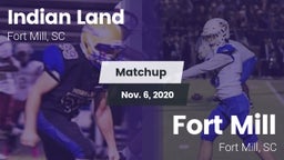 Matchup: Indian Land vs. Fort Mill  2020