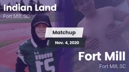 Matchup: Indian Land vs. Fort Mill  2020