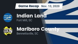 Recap: Indian Land  vs. Marlboro County  2020