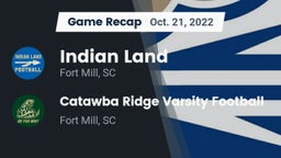 Recap: Indian Land  vs. Catawba Ridge Varsity Football 2022