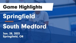 Springfield  vs South Medford  Game Highlights - Jan. 28, 2023