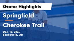 Springfield  vs Cherokee Trail  Game Highlights - Dec. 18, 2023