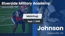 Matchup: Riverside Military A vs. Johnson  2018