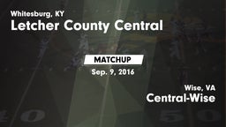 Matchup: Letcher County Centr vs. Central-Wise  2016
