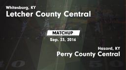 Matchup: Letcher County Centr vs. Perry County Central  2016