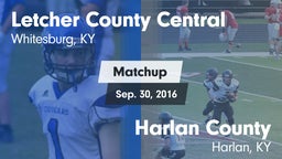 Matchup: Letcher County Centr vs. Harlan County  2016