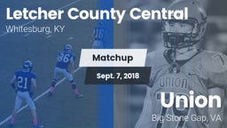 Matchup: Letcher County Centr vs. Union  2018