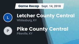 Recap: Letcher County Central  vs. Pike County Central  2018