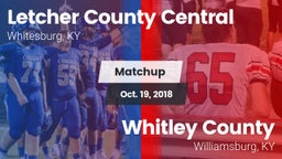 Matchup: Letcher County Centr vs. Whitley County  2018