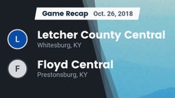 Recap: Letcher County Central  vs. Floyd Central 2018