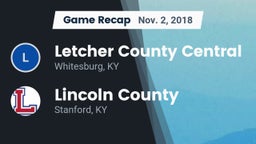 Recap: Letcher County Central  vs. Lincoln County  2018
