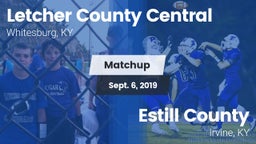 Matchup: Letcher County Centr vs. Estill County  2019