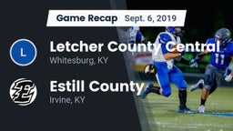 Recap: Letcher County Central  vs. Estill County  2019