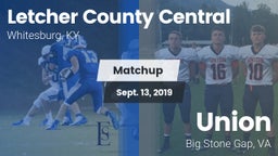 Matchup: Letcher County Centr vs. Union  2019