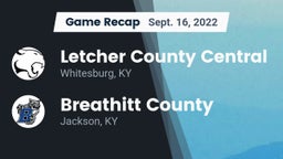 Recap: Letcher County Central  vs. Breathitt County  2022
