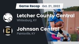 Recap: Letcher County Central  vs. Johnson Central  2022