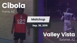 Matchup: Cibola vs. Valley Vista  2016