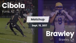 Matchup: Cibola vs. Brawley  2017