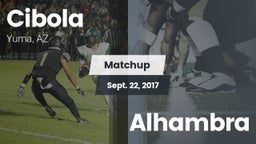 Matchup: Cibola vs. Alhambra 2017