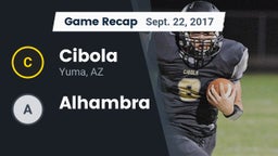 Recap: Cibola  vs. Alhambra 2017