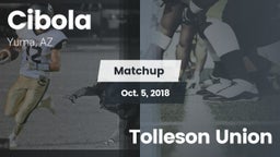 Matchup: Cibola vs. Tolleson Union 2018