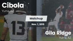 Matchup: Cibola vs. Gila Ridge  2019