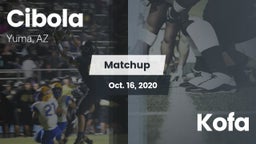 Matchup: Cibola vs. Kofa  2020