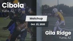 Matchup: Cibola vs. Gila Ridge  2020