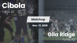 Matchup: Cibola vs. Gila Ridge  2020