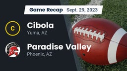 Recap: Cibola  vs. Paradise Valley  2023