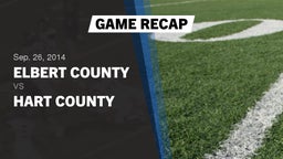 Recap: Elbert County  vs. Hart County  2014