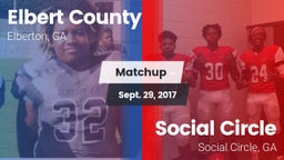 Matchup: Elbert County vs. Social Circle  2017