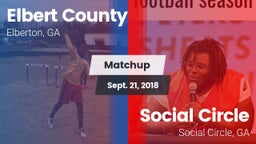 Matchup: Elbert County vs. Social Circle  2018
