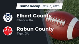 Recap: Elbert County  vs. Rabun County  2020