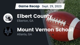 Recap: Elbert County  vs. Mount Vernon School 2023