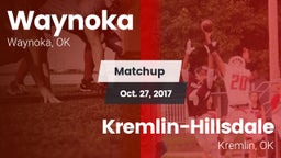 Matchup: Waynoka vs. Kremlin-Hillsdale  2017