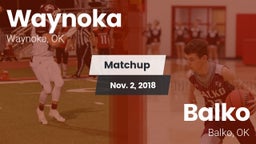 Matchup: Waynoka vs. Balko  2018