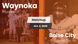 Matchup: Waynoka vs. Boise City  2020