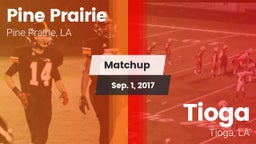 Matchup: Pine Prairie vs. Tioga  2017