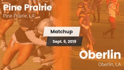 Matchup: Pine Prairie vs. Oberlin  2019