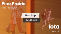 Matchup: Pine Prairie vs. Iota  2019