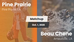 Matchup: Pine Prairie vs. Beau Chene  2020