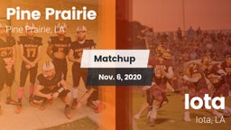 Matchup: Pine Prairie vs. Iota  2020