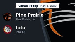 Recap: Pine Prairie  vs. Iota  2020