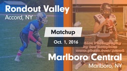 Matchup: Rondout Valley vs. Marlboro Central  2016