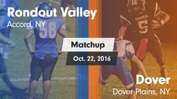 Matchup: Rondout Valley vs. Dover  2016