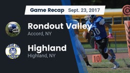 Recap: Rondout Valley  vs. Highland  2017