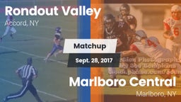 Matchup: Rondout Valley vs. Marlboro Central  2017